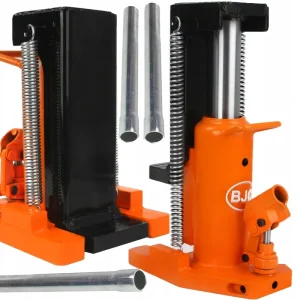 Podnośnik hydrauliczny maszynowy lewarek słupkowy kolejowy mocny 20T TIR BJC Nie przegap