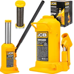 Nowość Podnośnik hydrauliczny słupkowy butelkowy maszynowy mocny lewarek 15 T JCB