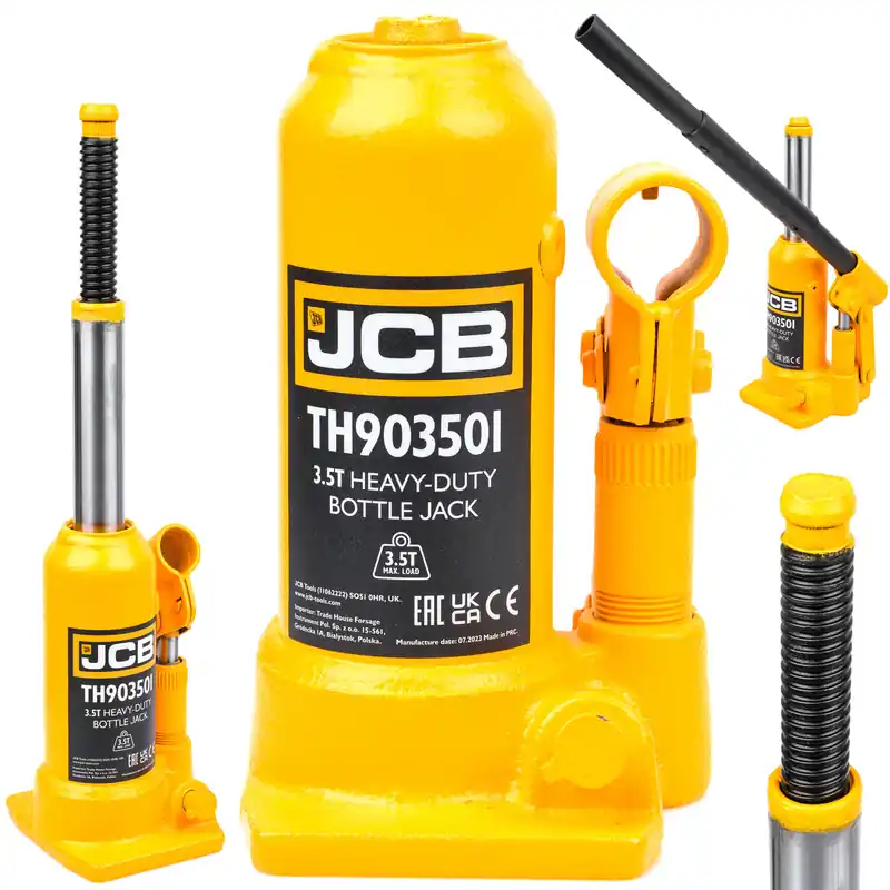 Dostępne od ręki Podnośnik hydrauliczny słupkowy butelkowy maszynowy samochodowy lewarek 3,5T JCB