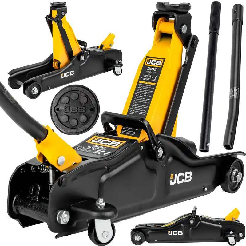 Podnośnik hydrauliczny warsztatowy 2T 85-330mm JCB Hit sprzedaży