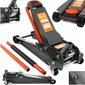 Podnośnik niskoprofilowy samochodowy 95-550 mm + guma lewarek żaba 4T BJC Bestseller