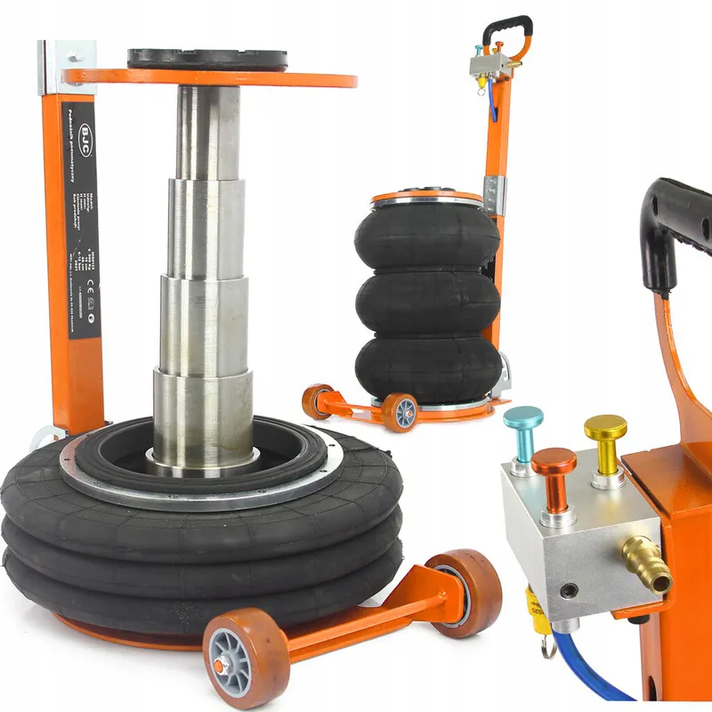 Podnośnik pneumatyczny typu bałwanek poduszka poduszkowy guma 6T BJC Bezpieczne zakupy