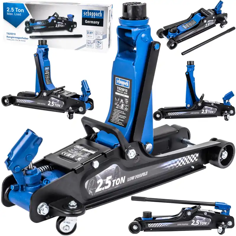 Darmowa dostawa Podnośnik samochodowy żaba hydrauliczny niskoprofilowy lewarek 2,5 tony SCHEPPACH
