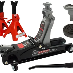 Super okazja Podnośnik samochodowy żaba niskoprofilowy 2.5T +Kobyłki 3T +Guma