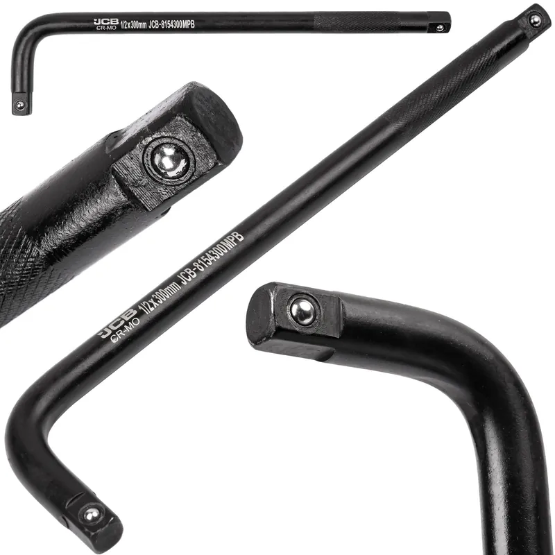 Pokrętło udarowe klucz fajkowy typu L przedłużka do kół 1/2" 300 mm JCB Najlepsza cena