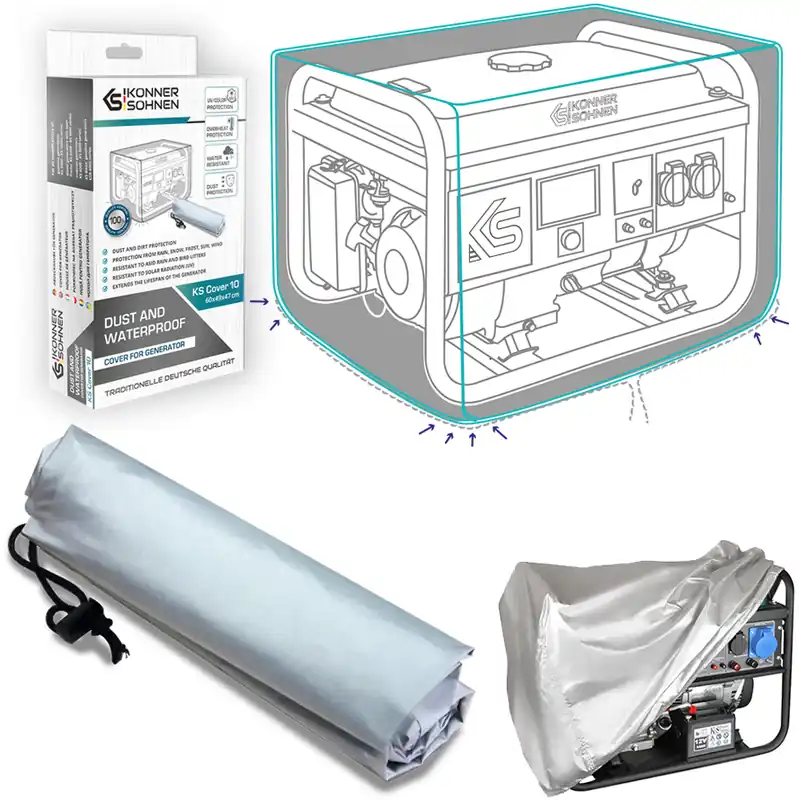 Najlepsza cena Pokrowiec na generator odporny KS COVER 10 Könner&Söhnen KS