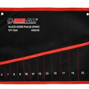 Bestseller Pokrowiec na klucze płasko-oczkowe Płachta 12 el. 6-22mm