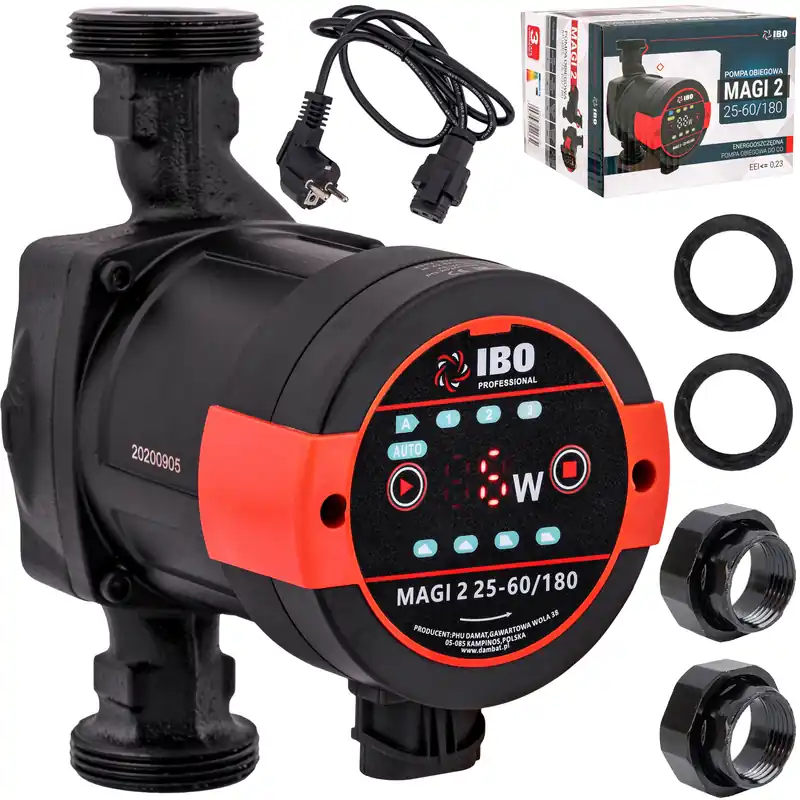 Obniżka ceny Pompa cyrkulacyjna obiegowa do pieca C.O. MAGI 25-60/180 elektroniczna IBO