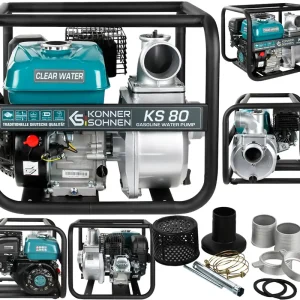 Pompa spalinowa do wody czystej motopompa ogrodowa KS80 7kM 1000l / min Konner&Sohnen KS Rabat