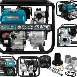 Pompa spalinowa do wody czystej wysokociśnieniowa KS50HP 7 kM 500l /min Konner&Sohnen KS Wyprzedaż
