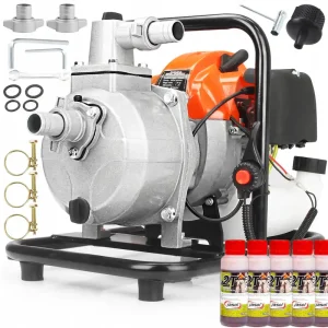 Tylko do końca tygodnia Pompa spalinowa do wody nawadniania motopompa ogrodowa 1" DEMON + 5x Olej 100ml