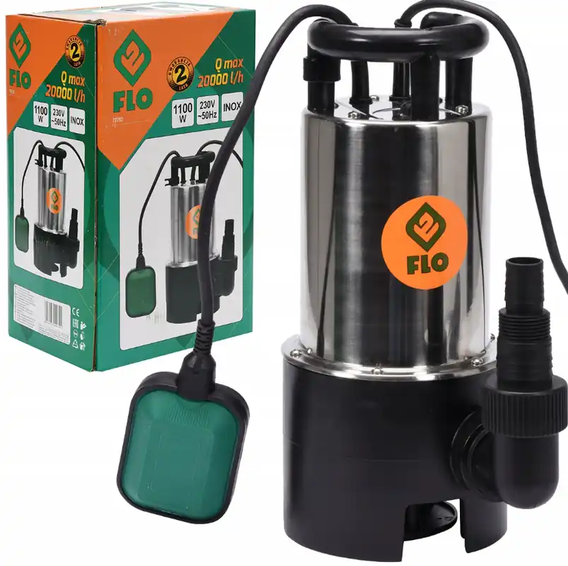 Ograniczona ilość Pompa zanurzeniowa do wody brudnej INOX 1100W YATO