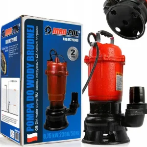 Wybór klientów Pompa zatapialna do brudnej i czystej wody 750W 18000L/H M27990 MAR-POL