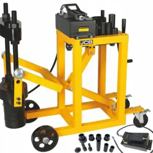 Prasa mobilna pneumatyczna hydrauliczna do sworzni mocna solidna 75T JCB Sprawdź teraz