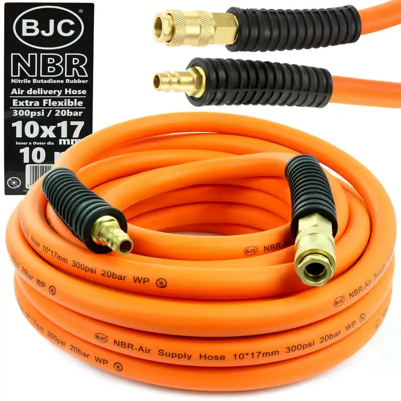 Profesjonalny wąż ciśnieniowy zakuwany 10x17mm 10m BJC Tylko do końca tygodnia