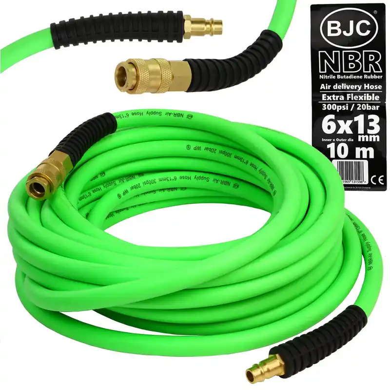 Sprawdź teraz Profesjonalny wąż ciśnieniowy zakuwany 6x13mm 10m BJC