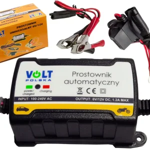 Promocja Prostownik ładowarka do akumulatora 6-12V 1.2A AUTO VOLT POLSKA