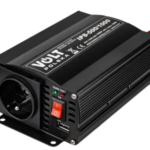 Przetwornica napięcia prądu IPS-1000 (24V/230V/1000W) VOLT POLSKA Taniej