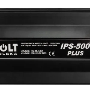 Wyjątkowa oferta Przetwornica napięcia prądu IPS-500 PLUS (12V/230V/500W) VOLT POLSKA