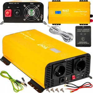 Nie przegap Przetwornica napięcia prądu SINUS 3000 PLUS (12V/230V 1500/3000W) VOLT POLSKA