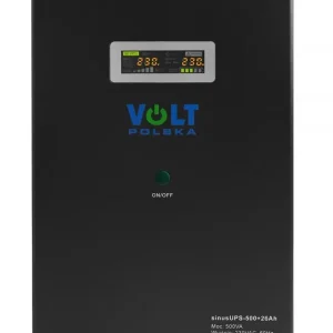 Przetwornica napięcia SINUSUPS-500 (12V/230V/500W) + Akumulator 26Ah VOLT POLSKA Wyjątkowa oferta