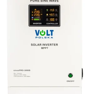 Przetwornica solarna UPS SINUSPRO 3000S (48V/3000W) VOLT POLSKA Okazja