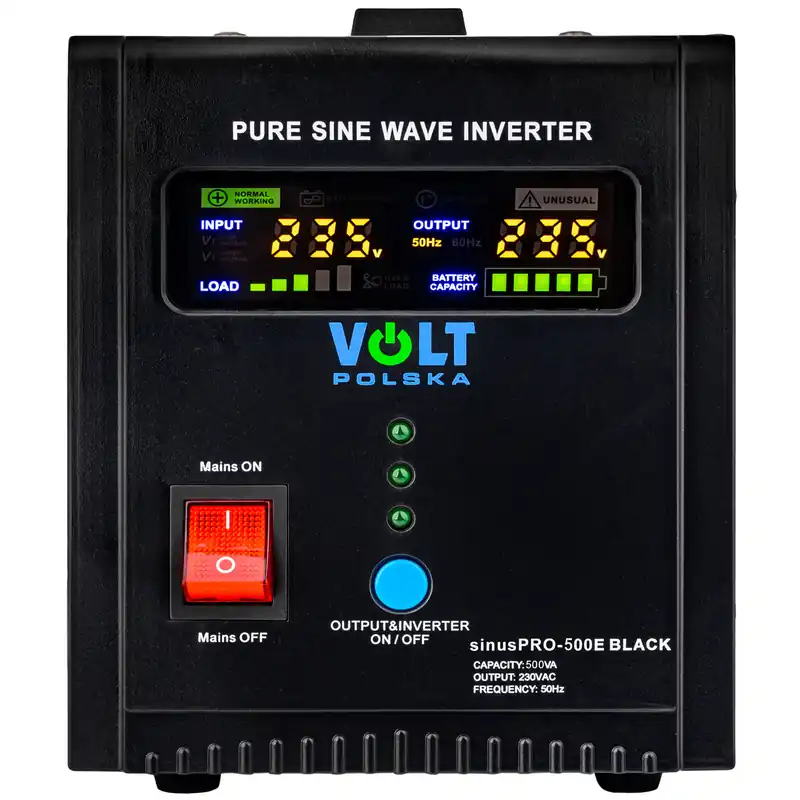 Bezpieczne zakupy Przetwornica UPS SINUSPRO-500E 12V 350/500W Volt Polska