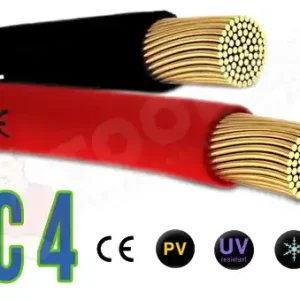 Kup teraz Przewód solarny miedziany 4mm2 MC4 czarny 1M