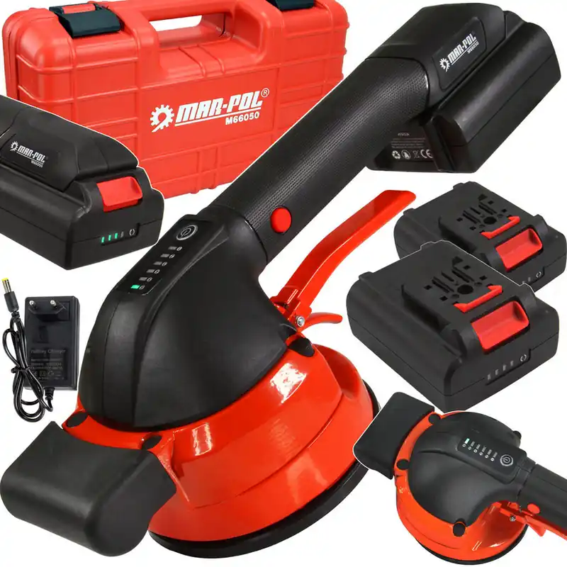 Bezpieczna płatność Przyssawka wibrująca do układania płytek wibrator do poziomowania 2xaku 18V MAR-POL