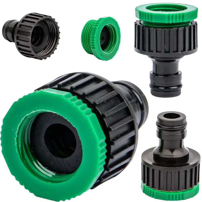 Przyłącze szybkozłącza do węża ogrodowego na kran 3/4" i 1/2" nawadniania VOLT POLSKA Bezpieczna płatność