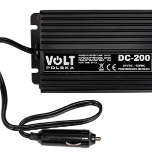 Rabat Reduktor napięcia samochodowy 200W (24V na 12V) DC-200 VOLT POLSKA