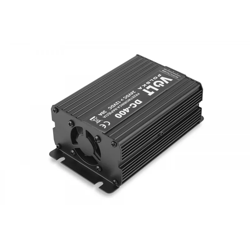 Reduktor napięcia samochodowy 400W (24V na 12V) DC-400 VOLT POLSKA Nowość