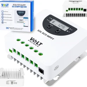 Dodaj do koszyka Regulator ładowania kontroler solarny 12v 24v 20A mppt eco bluetooth VOLT POLSKA