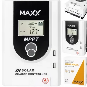 Regulator ładowania kontroler solarny 12V panel LCD 20A MPPT 4SUN Nowy