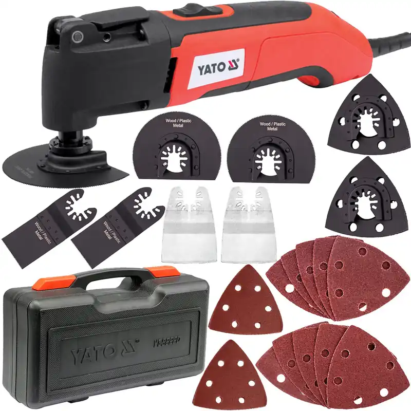 Renowator urządzenie wielofunkcyjne szlifierka oscylacyjna 300w YATO + akcesoria Tani
