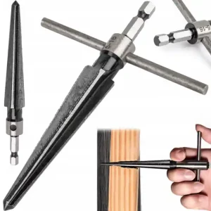 Super okazja Rozwiertak stożkowy ręczny do drewna tworzywa pogłębiacz HEX 5-16 mm FALON-TECH