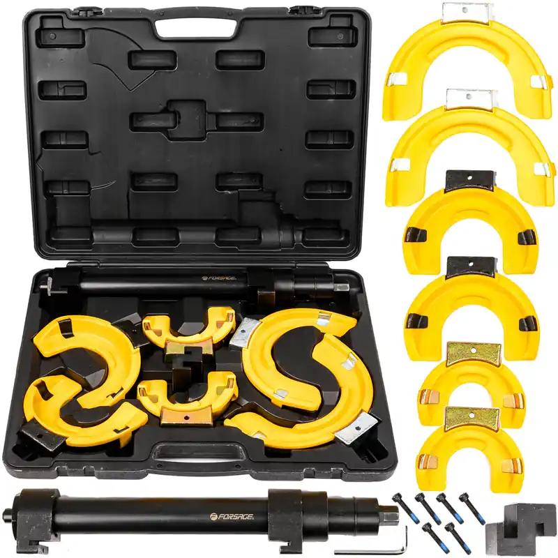 Ściągacz sprężyn mechaniczny mocny 1,5T MCPHERSON z wymiennymi uchwytami FORSAGE Zamów dziś