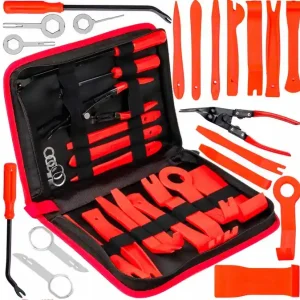 Wyjątkowa oferta Ściągacze do tapicerki 19el zestaw ściągaczy SILVER