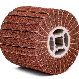 Premium Ściernica walcowa do satyniarki - włóknina i płótno - 120x100x19mm P80 FALON-TECH