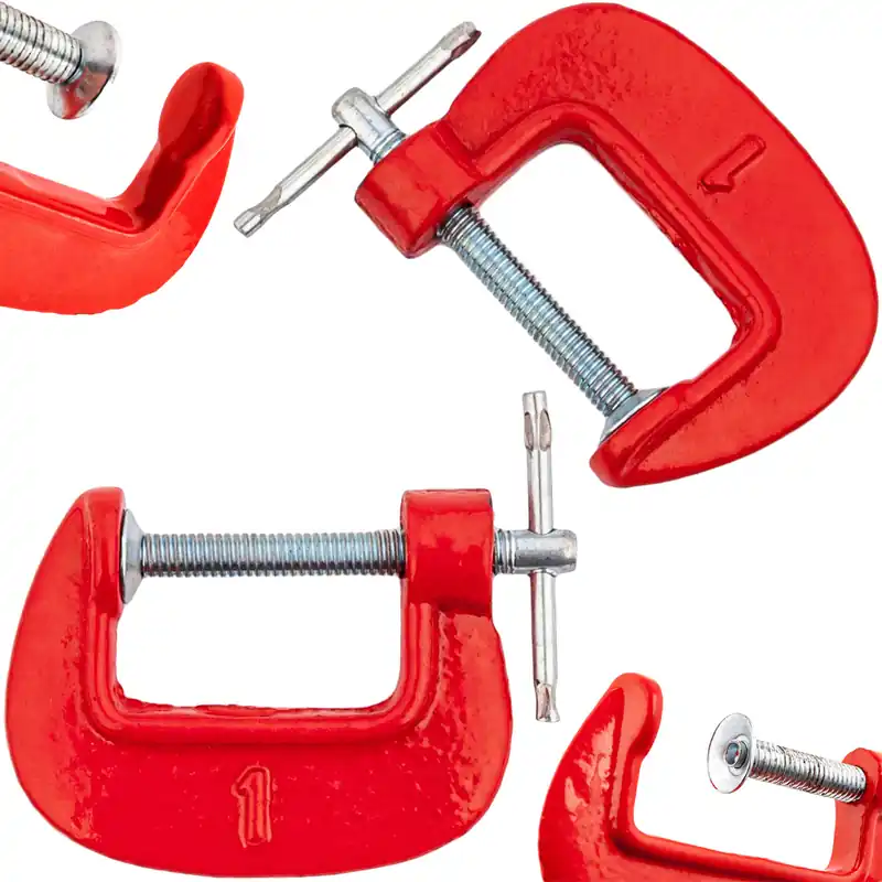 Ścisk zacisk stolarski śrubowy modelarski 1" 25 mm BEAST Łatwy zwrot