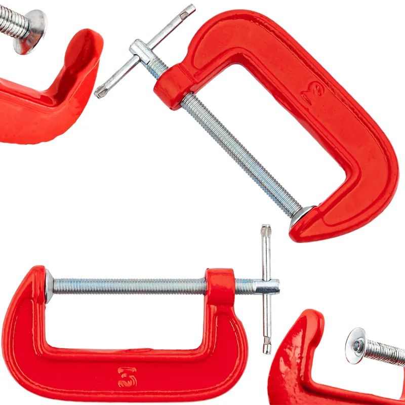 Rabat Ścisk zacisk stolarski śrubowy modelarski 3" 75 mm BEAST