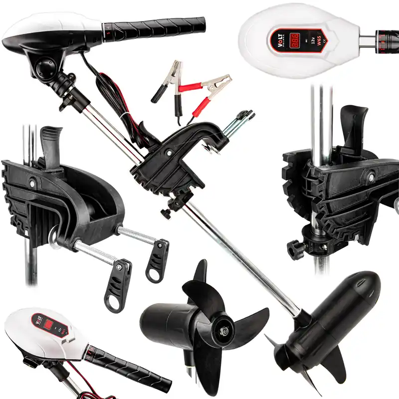 Wyprzedaż Silnik elektryczny zaburtowy do pontonu łodzi 70 lb VOLT POLSKA