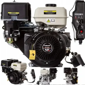 Silnik spalinowy z rozrusznikiem spalinowy benzynowy 15KM wał 25mm MAR-POL Dostępne od ręki