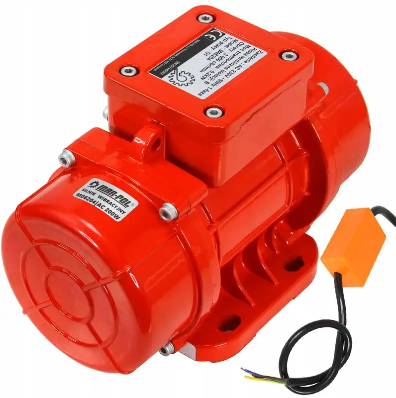 Zamów dziś Silnik wibracyjny 1-fazowy 200w 230v 3000 obr./min asynchroniczny MAR-POL