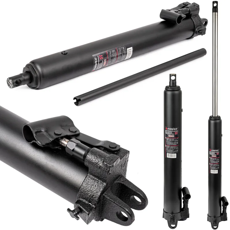 Siłownik hydrauliczny do żurawia podnośnik jednotłokowy długi 1160 mm 5T FORSAGE Hit cenowy