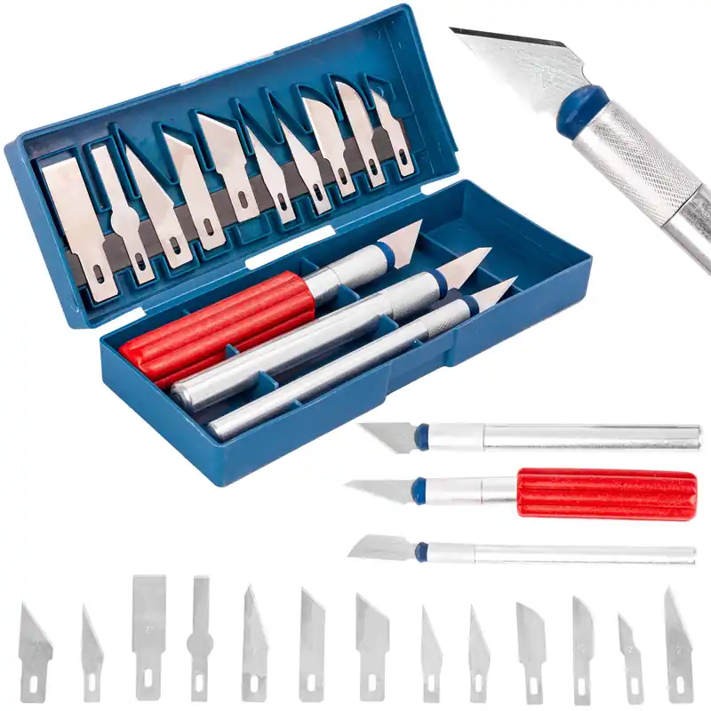 Do wyczerpania zapasów Skalpele zestaw 13 ostrzy metal GEKO