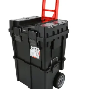 Skrzynka narzędziowa na kółkach walizka dwa segmenty YT-09160 YATO Bezpieczne zakupy