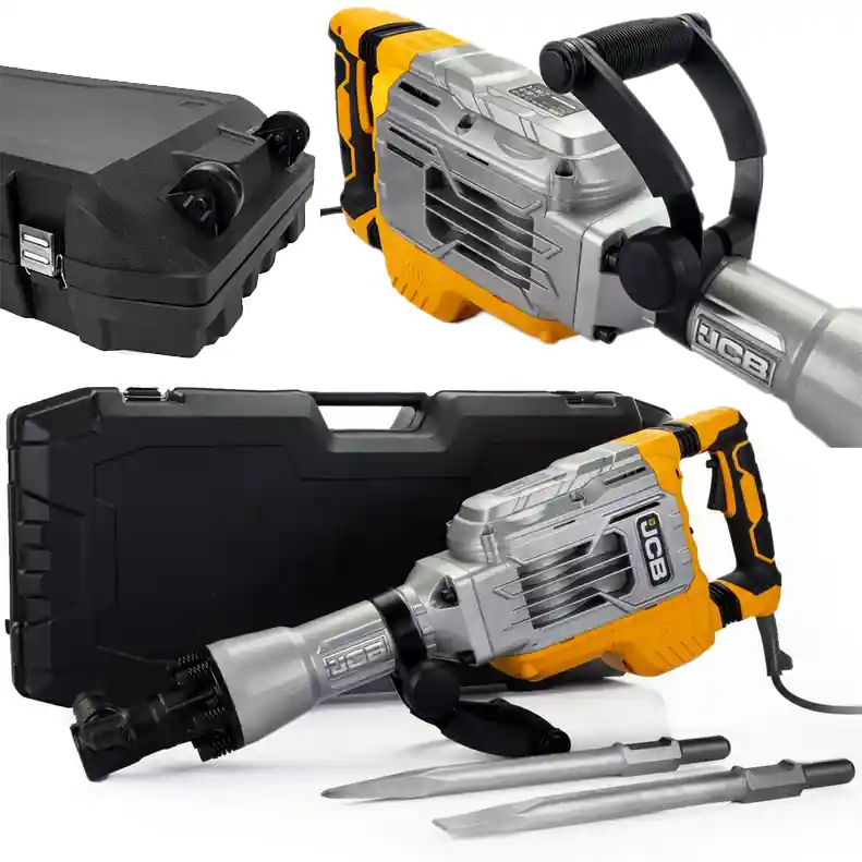 Solidny młot udarowy wyburzeniowy sds plus 2 dłuta walizka JCB 65J 1700w JCB Najlepsza cena