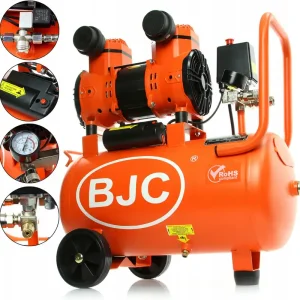 Tylko dziś Sprężarka cichy kompresor bezolejowy 24l do prób ciśnieniowych 8 bar BJC