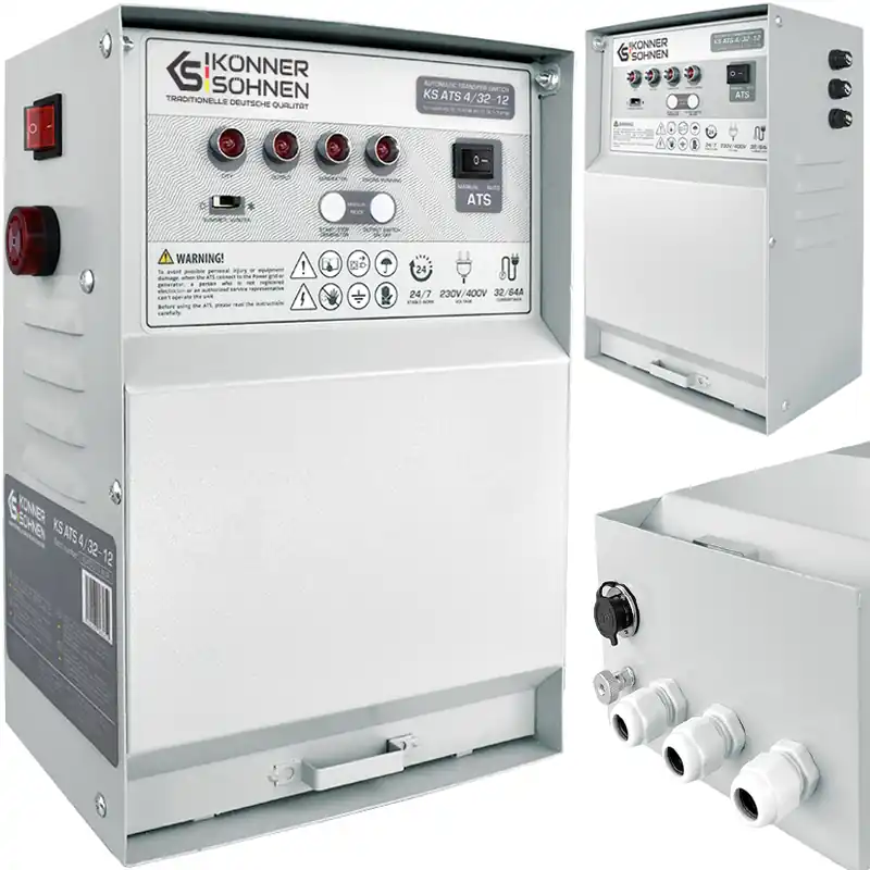 System załączania rezerwy KS ATS 4/32-12 14 kW Könner&Söhnen KS Super okazja